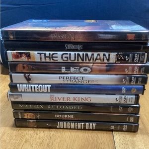 623. BUNDLE OF 10 DVDS